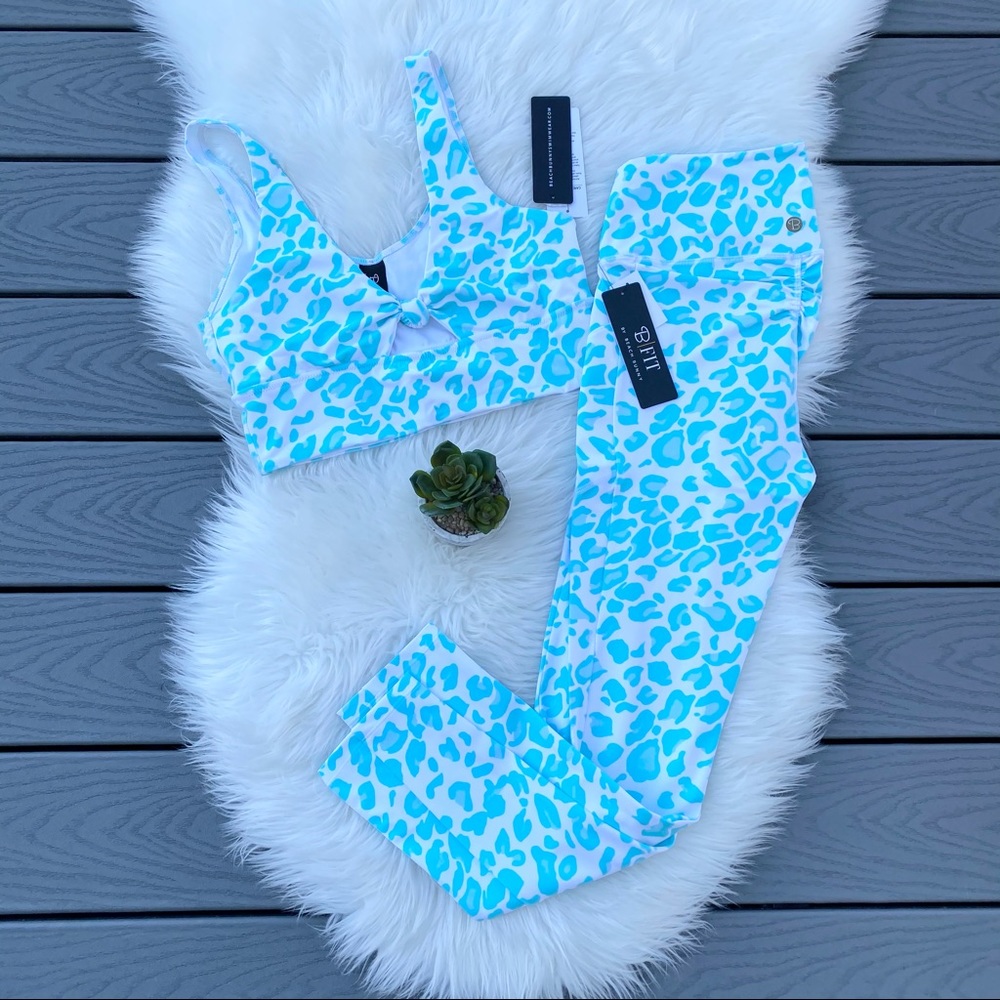 Beach Bunny Cheetah Matching Set